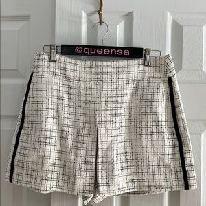 Club Monaco Tweed Ealdyn Skort Pantalons Navy Mix Bleu